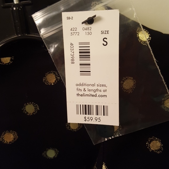 Black long sleeve blouse - Picture 2 of 3